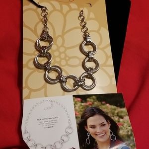 new penelope ann silver link necklace